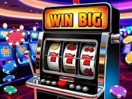 Tampilan permainan slot online dengan tema modern